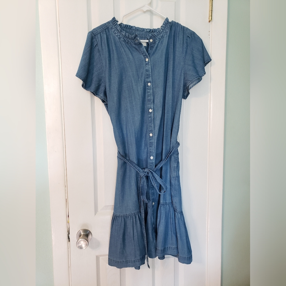 Loft Denim dress size 12